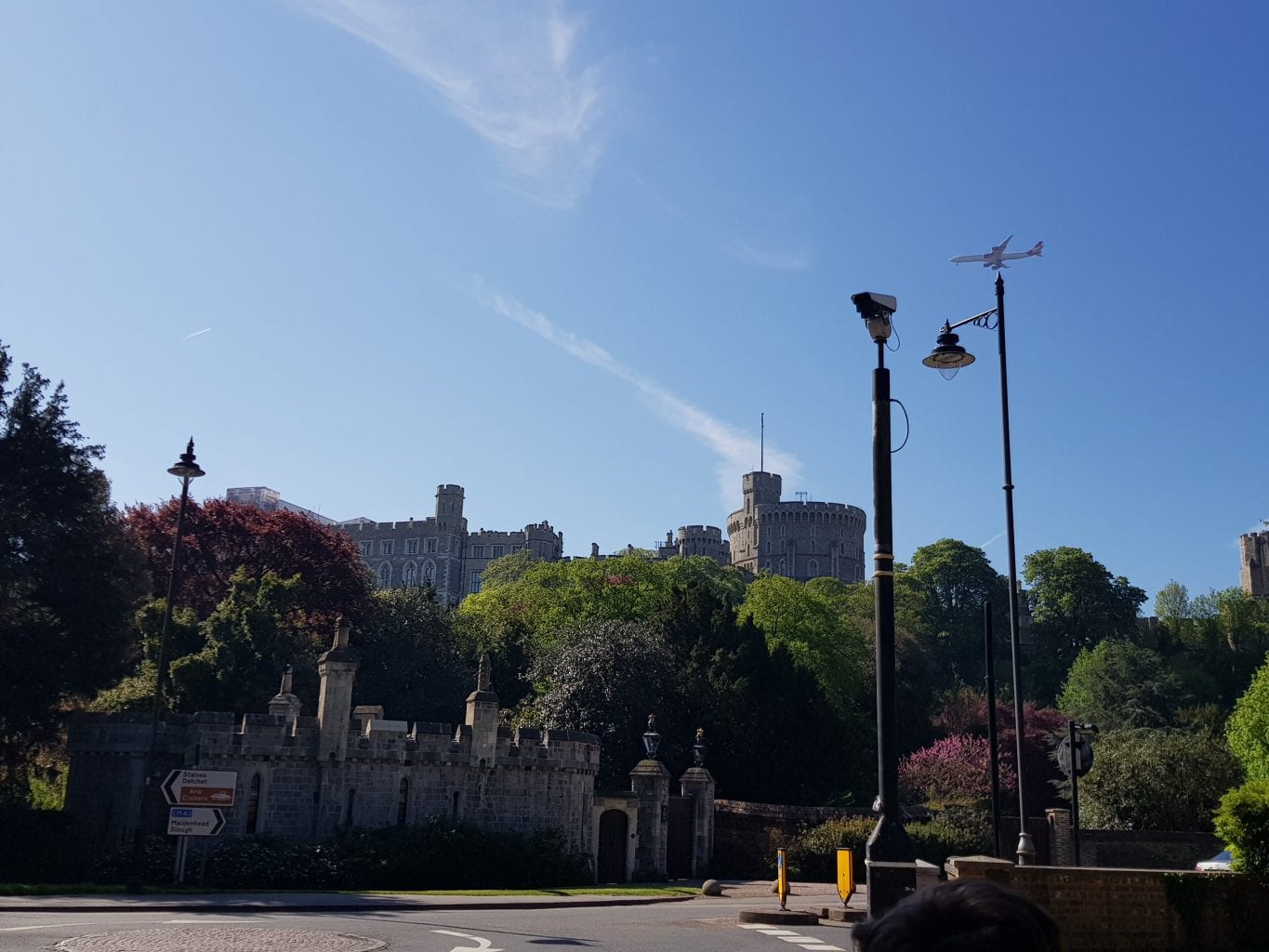 View of Windsor Castle from Home Park