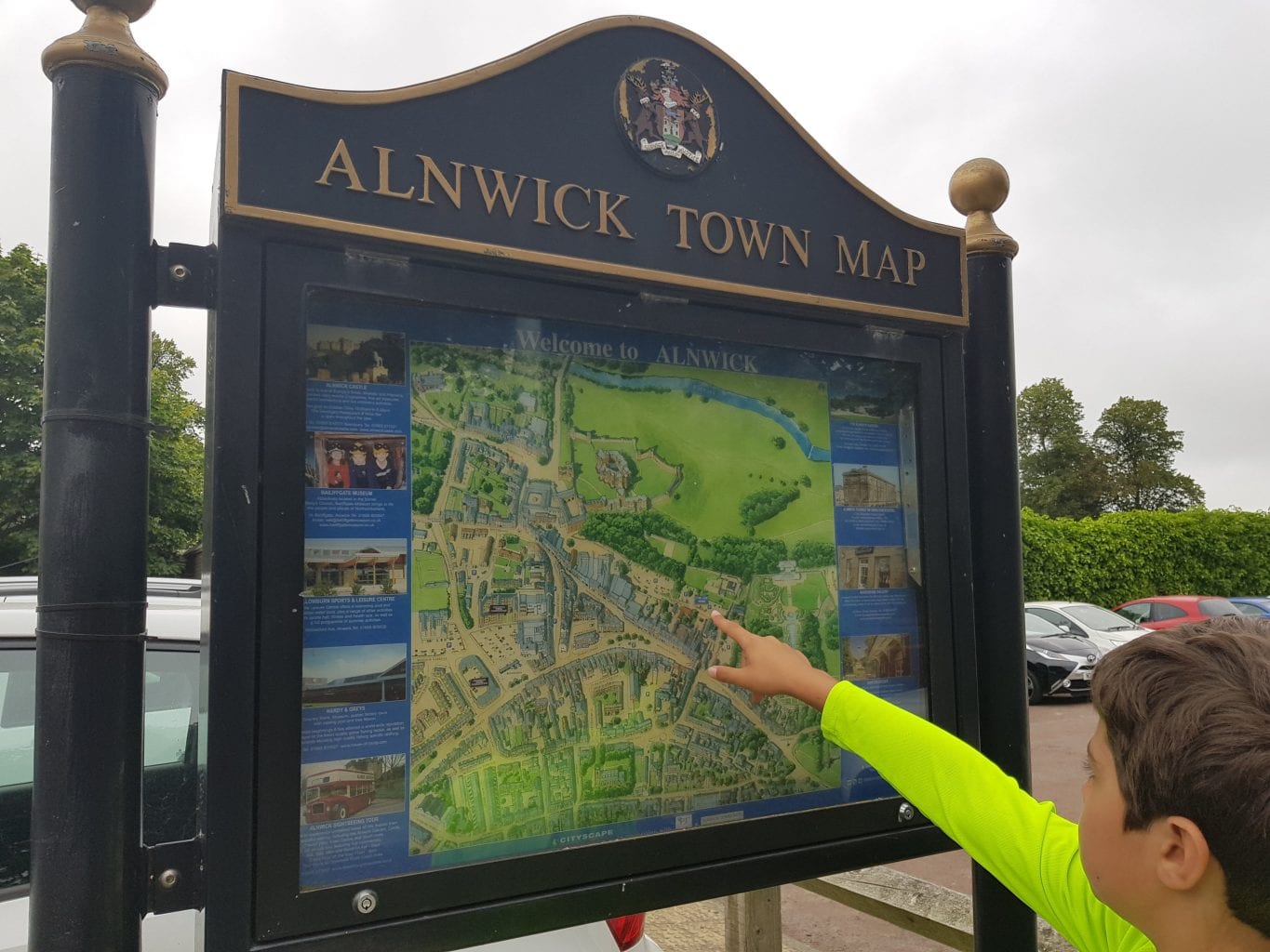 Alnwick Town Map