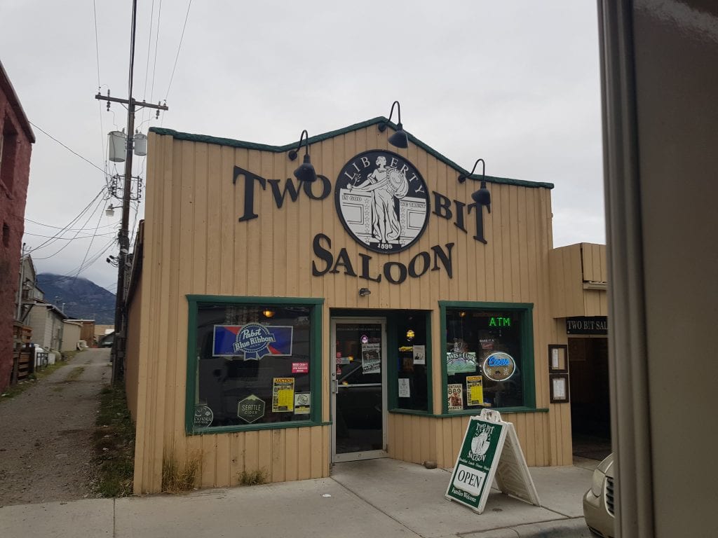 The Two Bit Saloon in Gardiner, Montana near Yellowstone