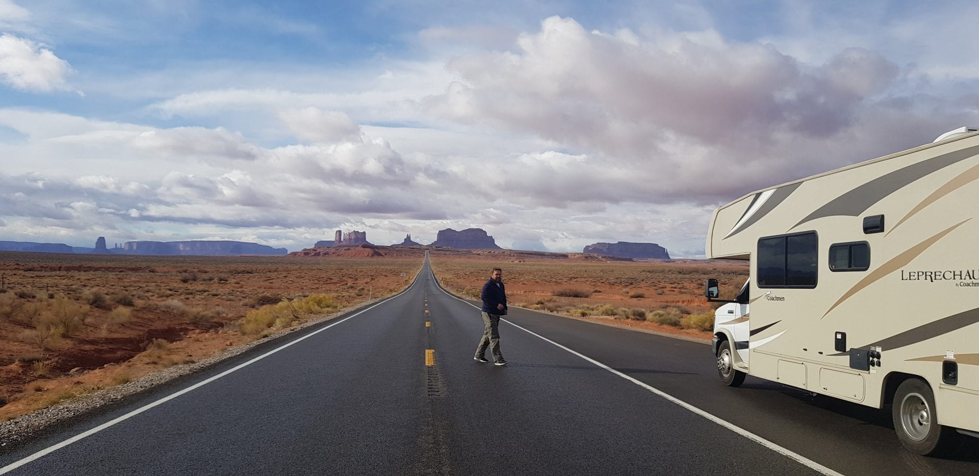 Family RV Road Trip Monument Valley