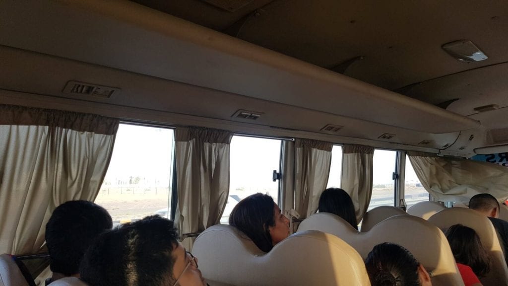 Dubai bus to desert safari
