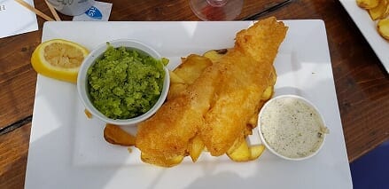 Fish & chips on the isle of white