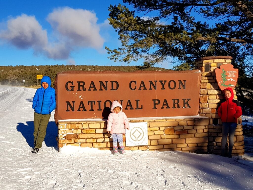 At the Grand Canyon East Entrance